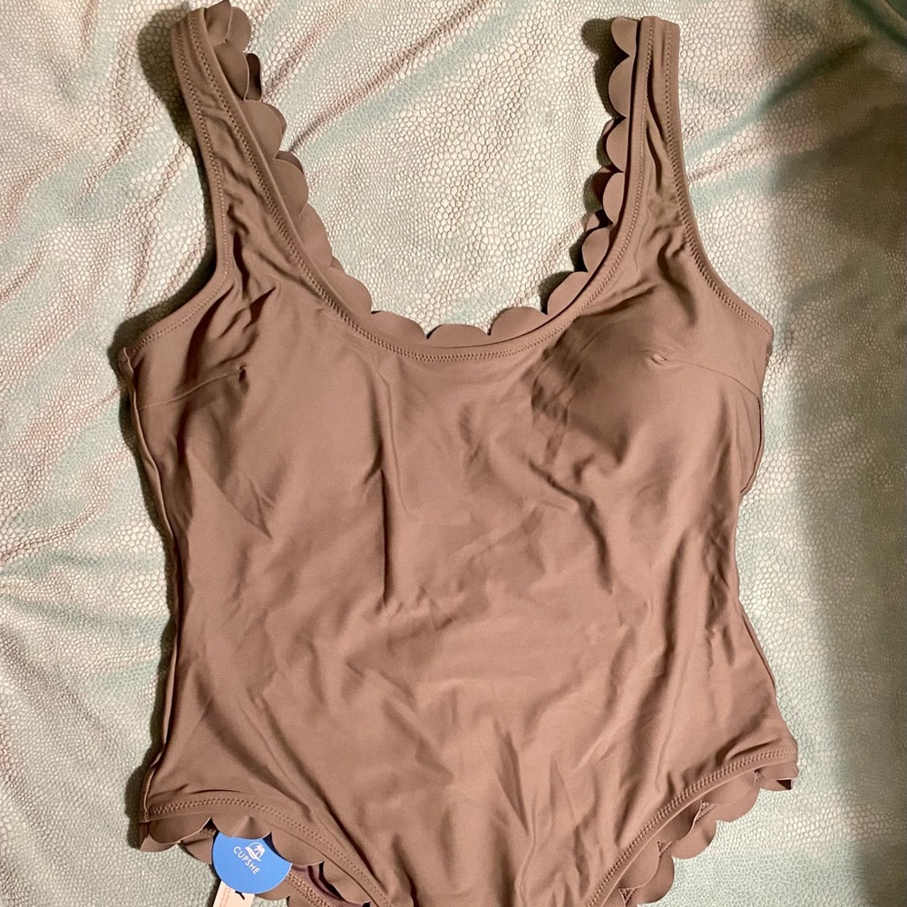 NWT Cupshe Army-green One-piece Swimsuit